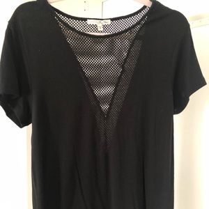 Express Black Short Sleeve Sz M